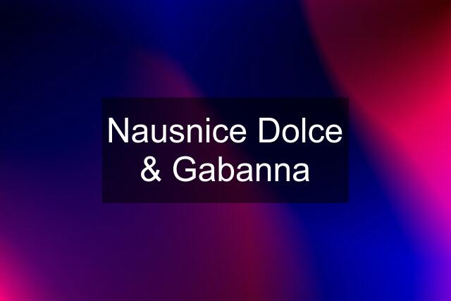 Nausnice Dolce & Gabanna