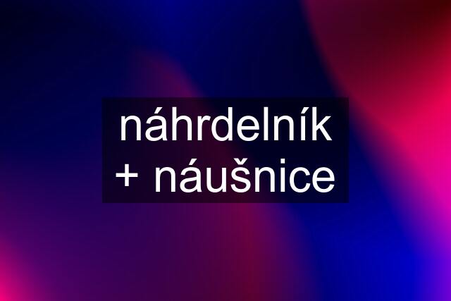 náhrdelník + náušnice