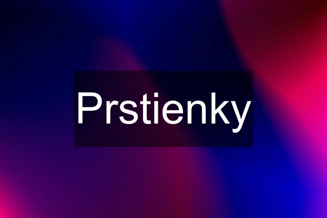 Prstienky