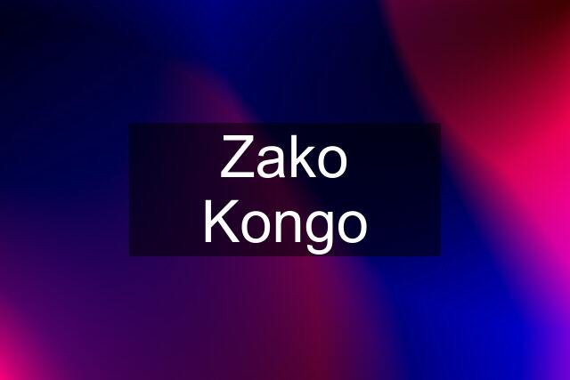 Zako Kongo