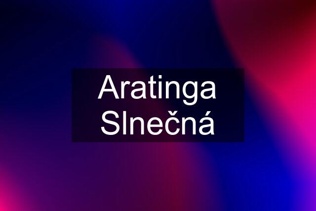 Aratinga Slnečná