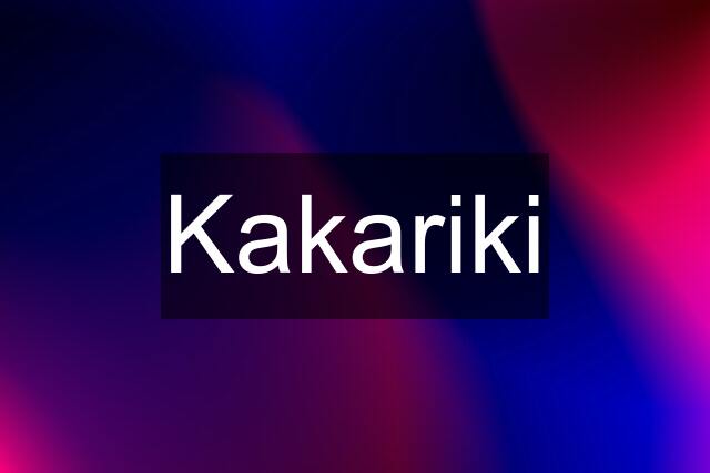 Kakariki