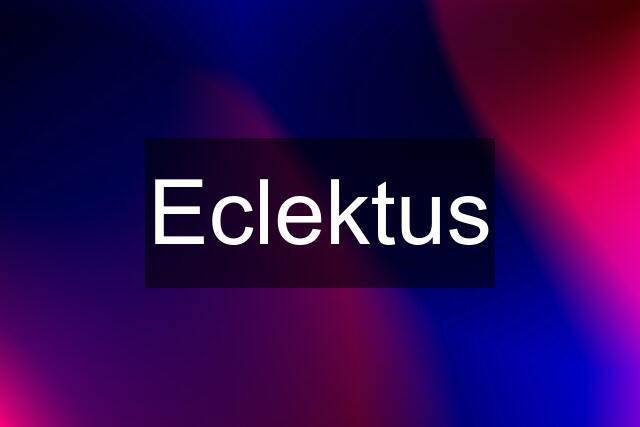 Eclektus