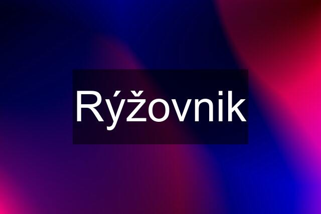 Rýžovnik