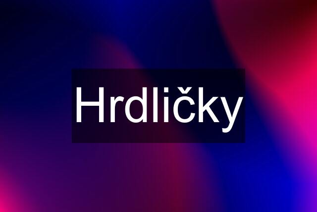 Hrdličky