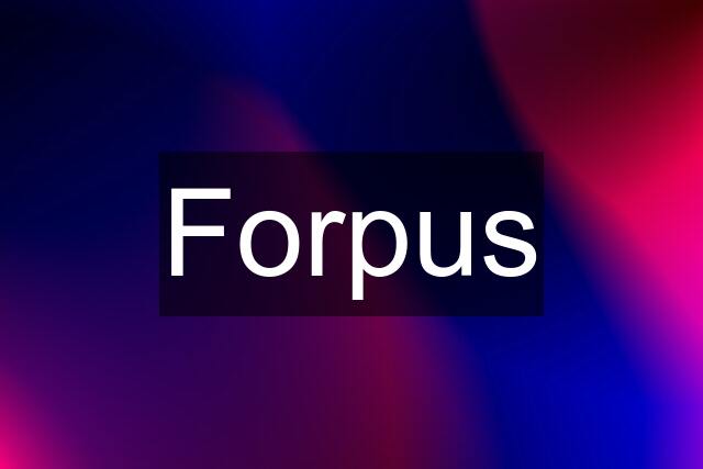 Forpus