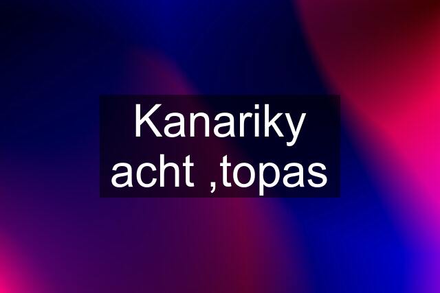 Kanariky acht ,topas