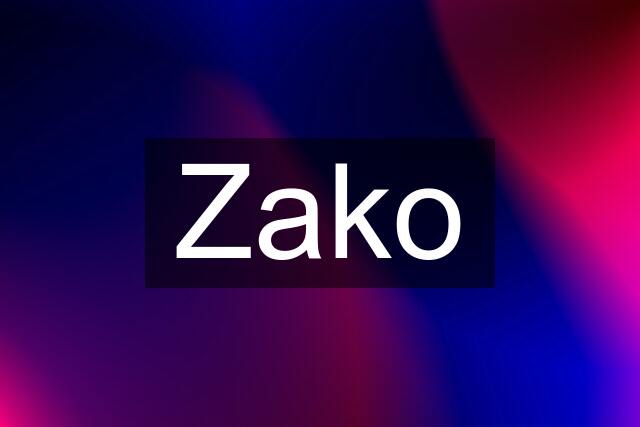 Zako