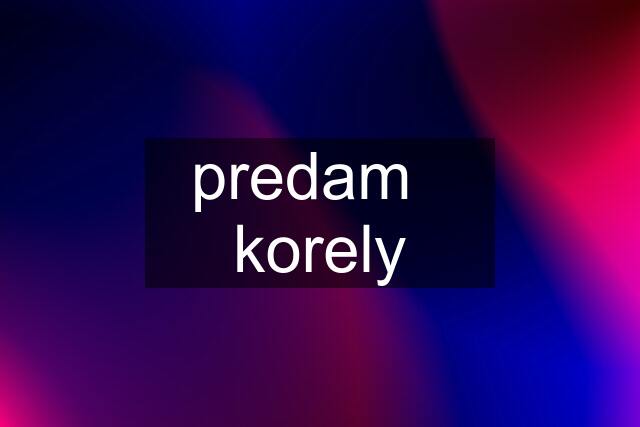 predam   korely