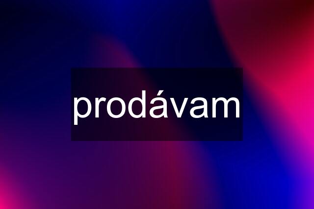 prodávam