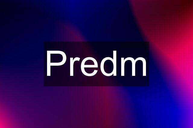 Predm