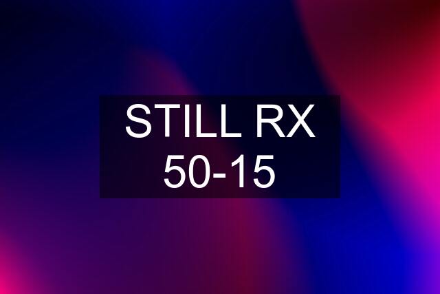 STILL RX 50-15