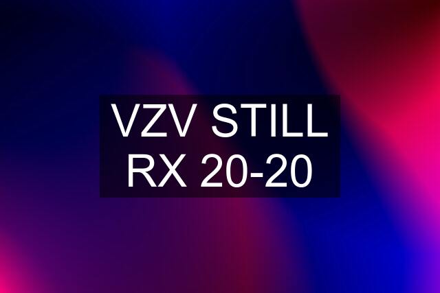 VZV STILL RX 20-20