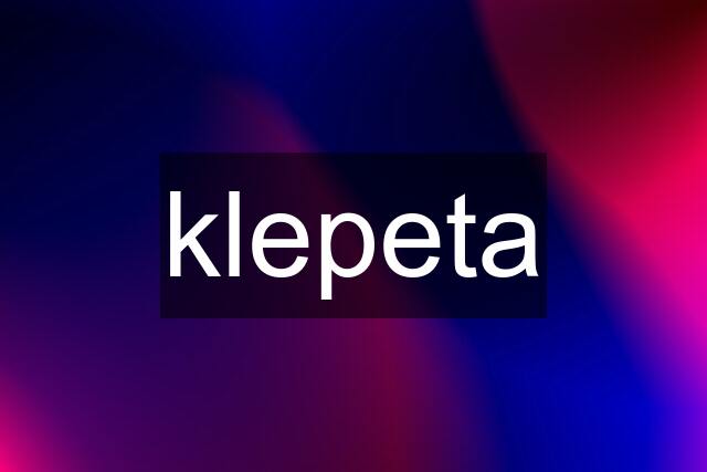 klepeta