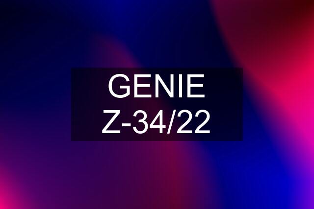 GENIE Z-34/22