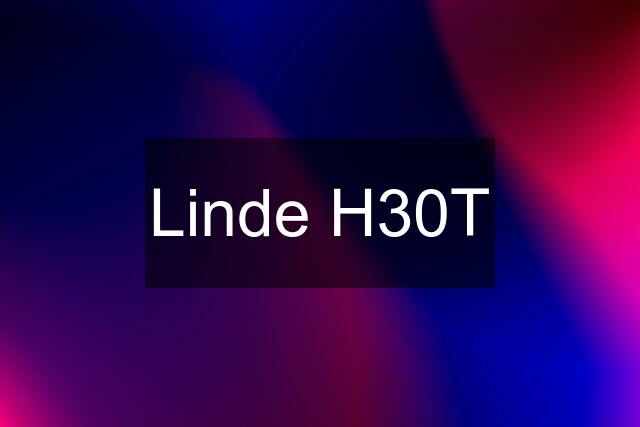 Linde H30T