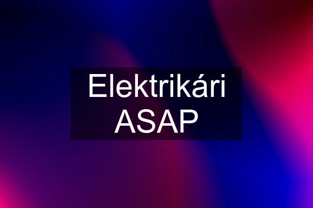 Elektrikári ASAP