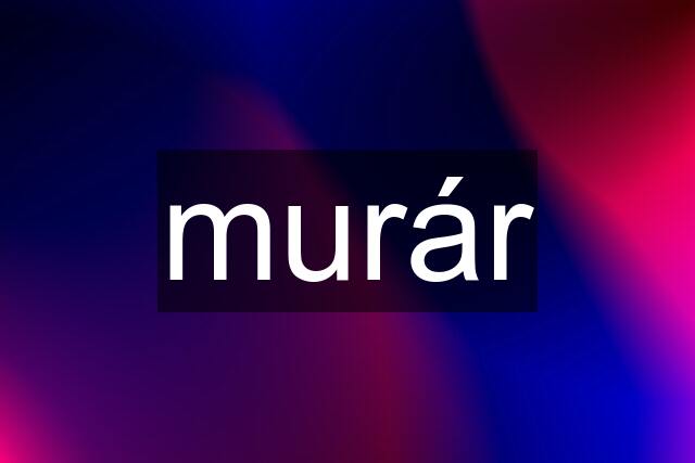 murár