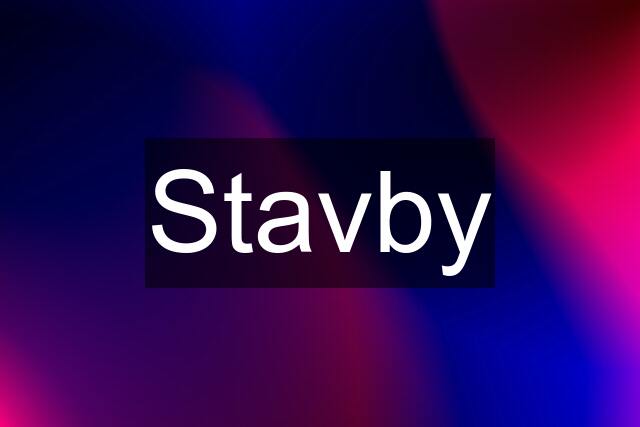 Stavby