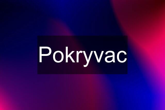 Pokryvac