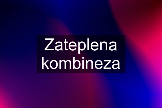 Zateplena kombineza