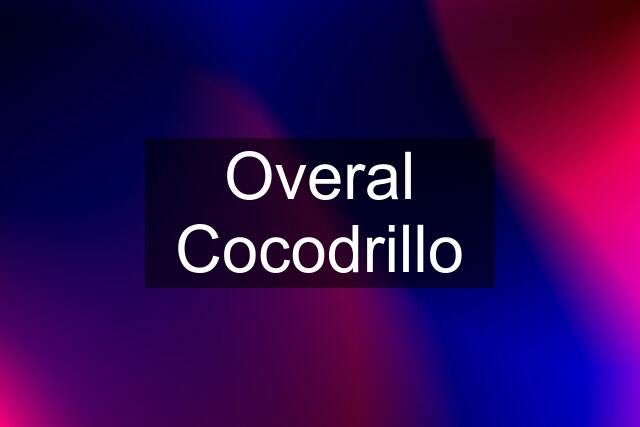 Overal Cocodrillo