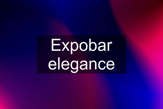 Expobar elegance