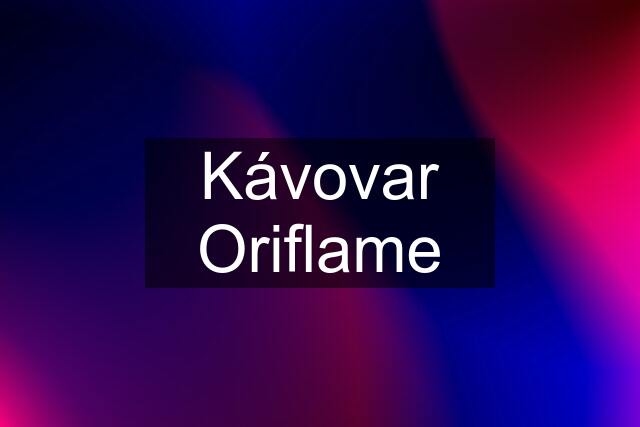 Kávovar Oriflame