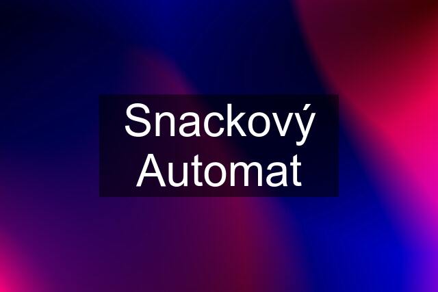 Snackový Automat