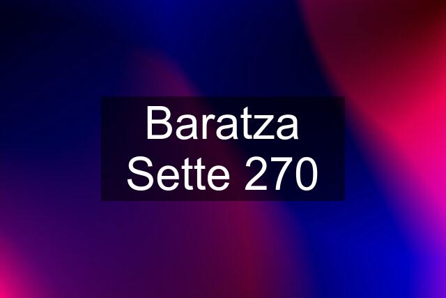 Baratza Sette 270