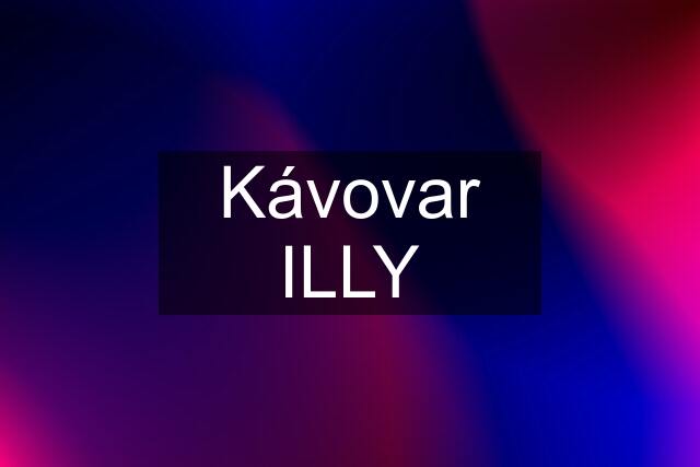 Kávovar ILLY