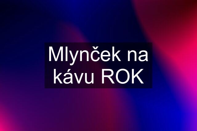 Mlynček na kávu ROK