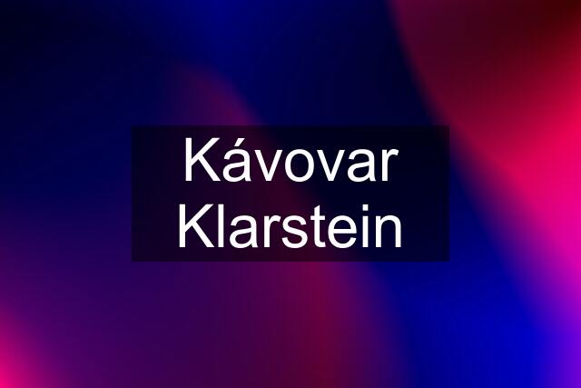 Kávovar Klarstein