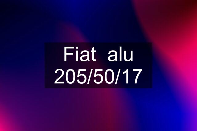 Fiat alu 205/50/17