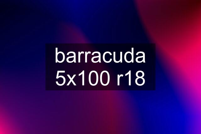 barracuda 5x100 r18