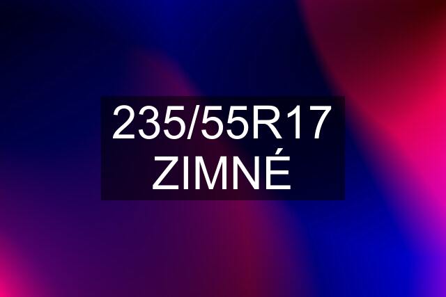 235/55R17 ZIMNÉ