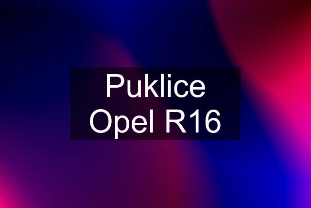 Puklice Opel R16