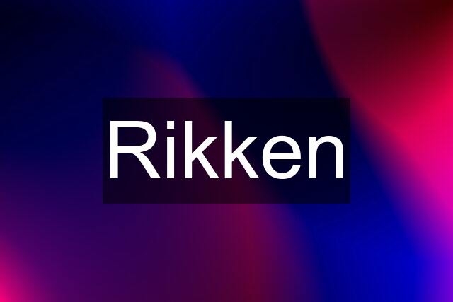 Rikken