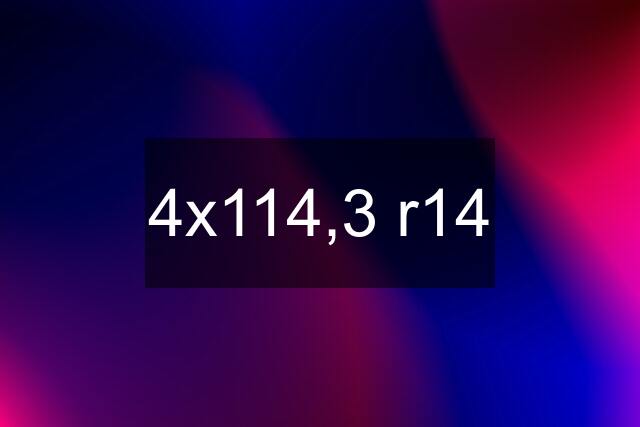 4x114,3 r14
