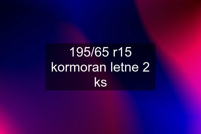 195/65 r15 kormoran letne 2 ks