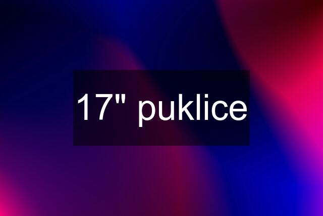 17" puklice