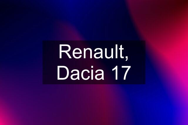 Renault, Dacia 17