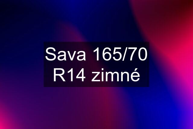 Sava 165/70 R14 zimné