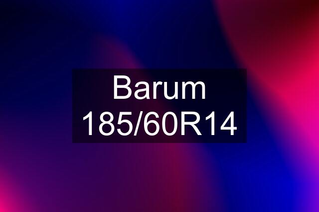 Barum 185/60R14