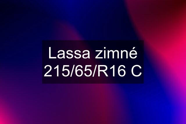 Lassa zimné 215/65/R16 C