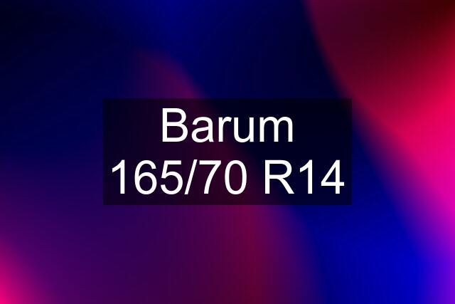 Barum 165/70 R14