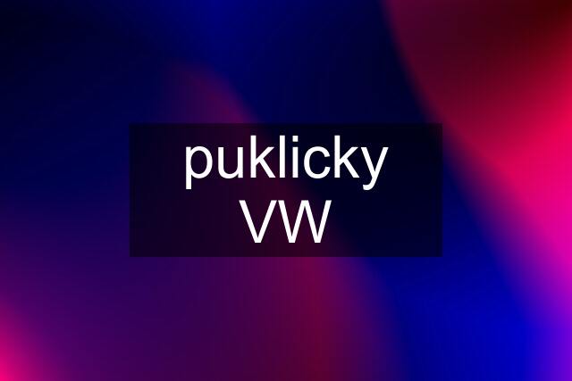 puklicky VW