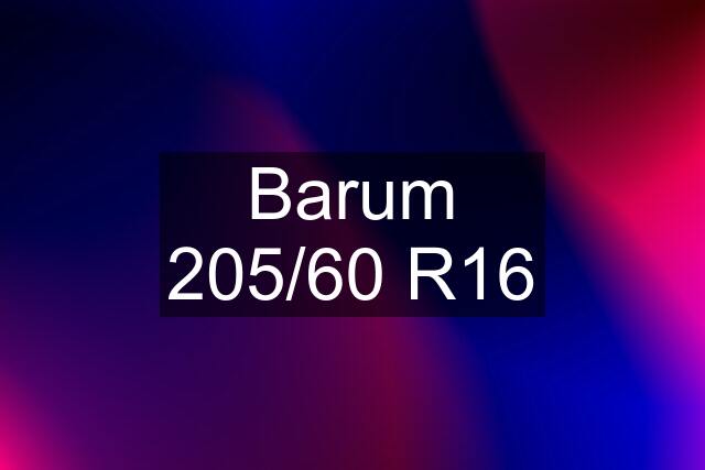 Barum 205/60 R16