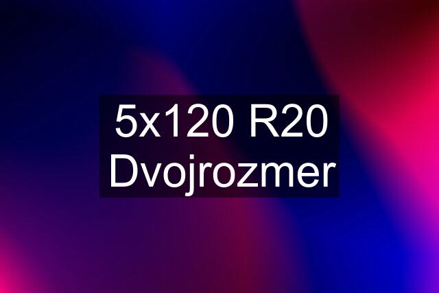 5x120 R20 Dvojrozmer