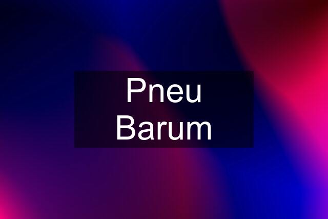 Pneu Barum